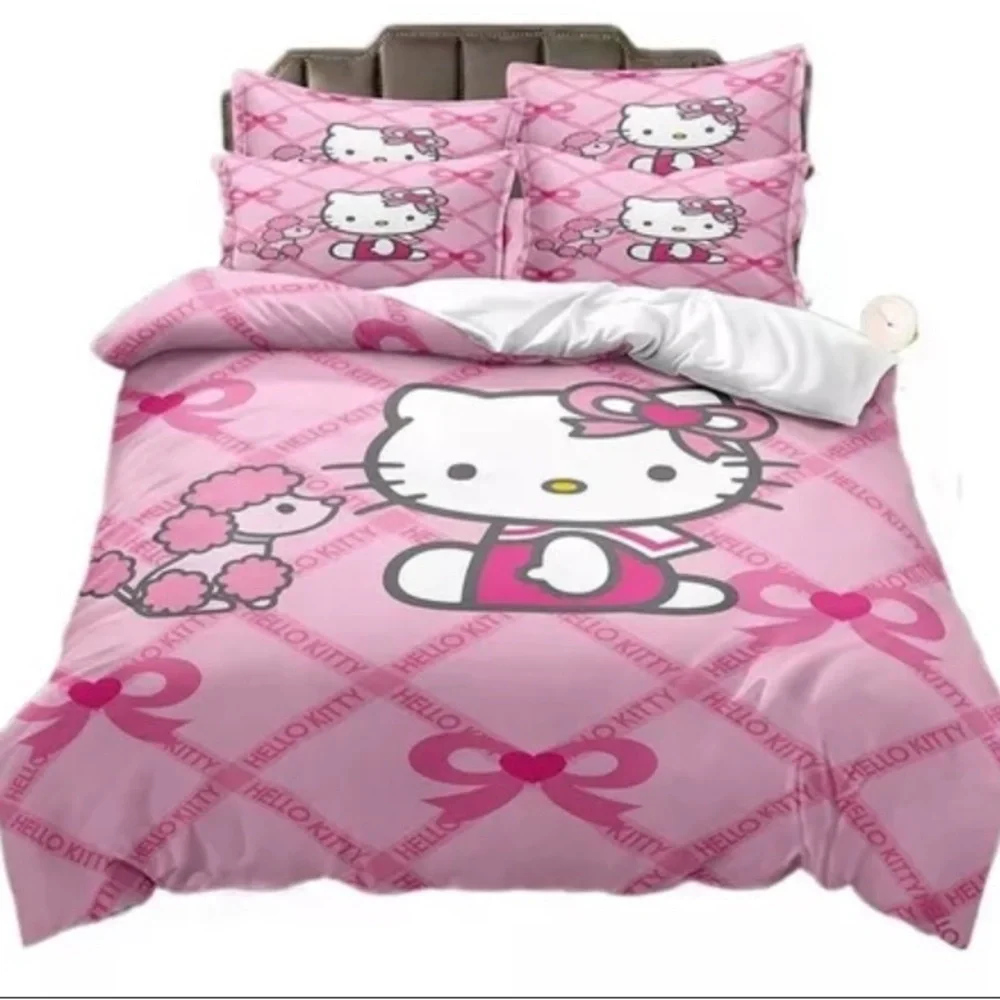 Hello Kitty Pink Duvet Cover Set